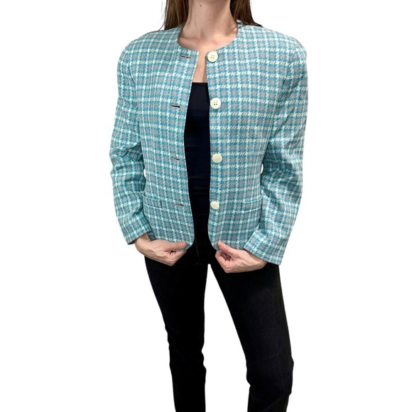 Vintage Pendleton Plaid Blazer Jacket - Picture 2 of 7